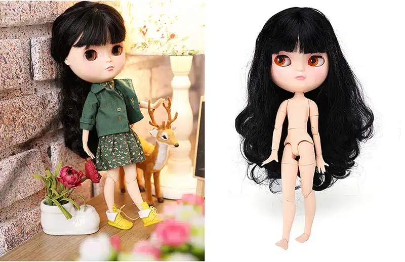 Reborn Dolls For Girls Doll Reborn ICY Doll Toy Same As Blyth Nude Doll Anime DIY Make up Dress up Joint Body Miniaturas 48
