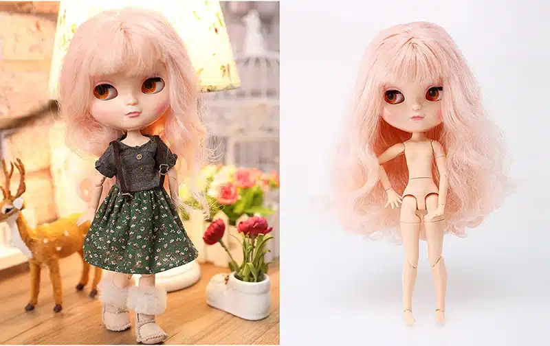 Reborn Dolls For Girls Doll Reborn ICY Doll Toy Same As Blyth Nude Doll Anime DIY Make up Dress up Joint Body Miniaturas 50