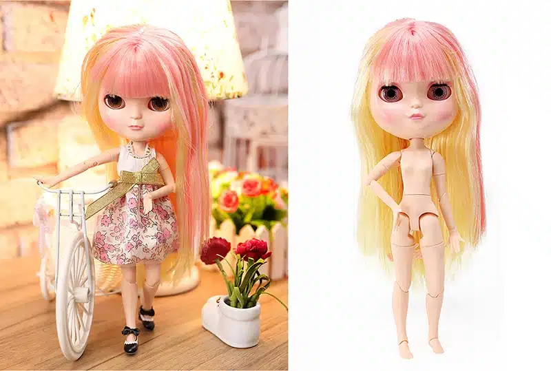 Reborn Dolls For Girls Doll Reborn ICY Doll Toy Same As Blyth Nude Doll Anime DIY Make up Dress up Joint Body Miniaturas 56