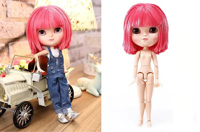 Reborn Dolls For Girls Doll Reborn ICY Doll Toy Same As Blyth Nude Doll Anime DIY Make up Dress up Joint Body Miniaturas 60