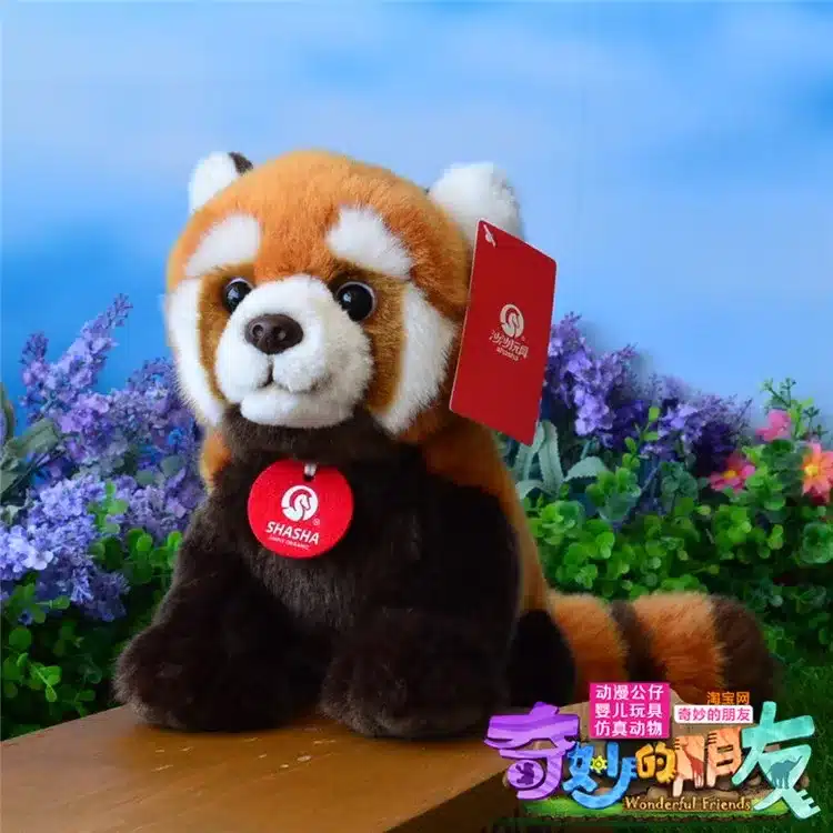 High Quality Simulation Red Panda Plush Toys Stuffed Animal Toy Soft Lesser Panda Dolls Kids Toys 8
