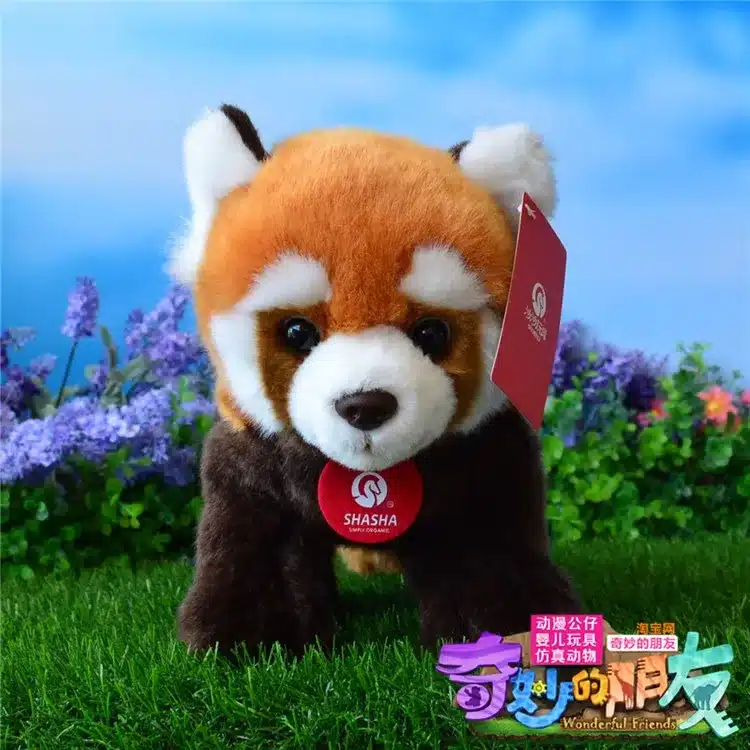 High Quality Simulation Red Panda Plush Toys Stuffed Animal Toy Soft Lesser Panda Dolls Kids Toys 9