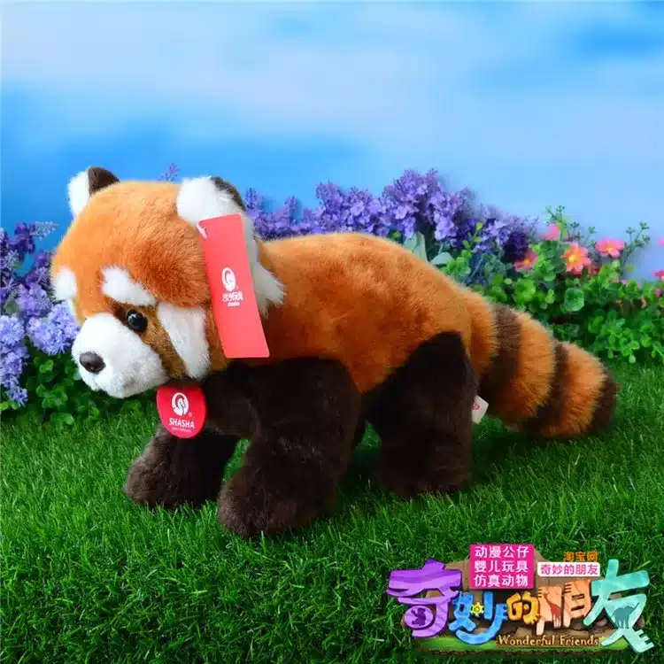 High Quality Simulation Red Panda Plush Toys Stuffed Animal Toy Soft Lesser Panda Dolls Kids Toys 10