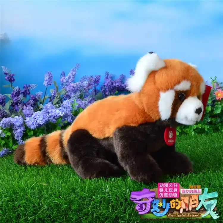 High Quality Simulation Red Panda Plush Toys Stuffed Animal Toy Soft Lesser Panda Dolls Kids Toys 11