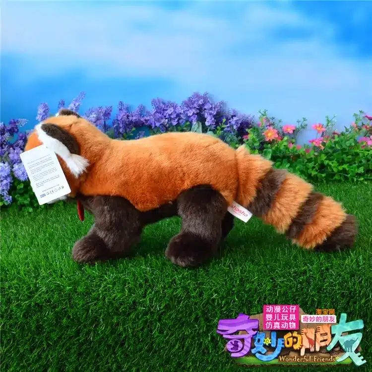 High Quality Simulation Red Panda Plush Toys Stuffed Animal Toy Soft Lesser Panda Dolls Kids Toys 13