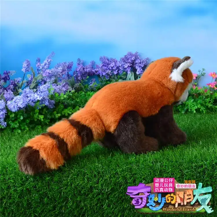 High Quality Simulation Red Panda Plush Toys Stuffed Animal Toy Soft Lesser Panda Dolls Kids Toys 12