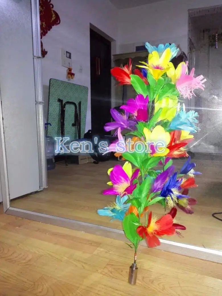 Vanishing Disappearing Cane To Flower Magic Tricks for Professional Magicians Close Up Stage Magic Tricks Magic Props Funny Toys 13