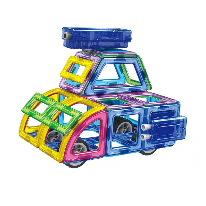 New 2017 70Pcs/Set Magnetic Designer Building Blocks Models Building Toy Plastic DIY Bricks Children Learning Educational Toys 11