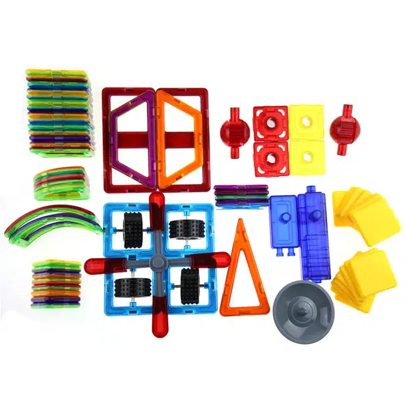 New 2017 70Pcs/Set Magnetic Designer Building Blocks Models Building Toy Plastic DIY Bricks Children Learning Educational Toys 26