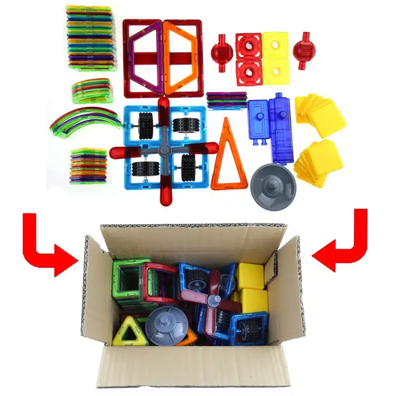 New 2017 70Pcs/Set Magnetic Designer Building Blocks Models Building Toy Plastic DIY Bricks Children Learning Educational Toys 28