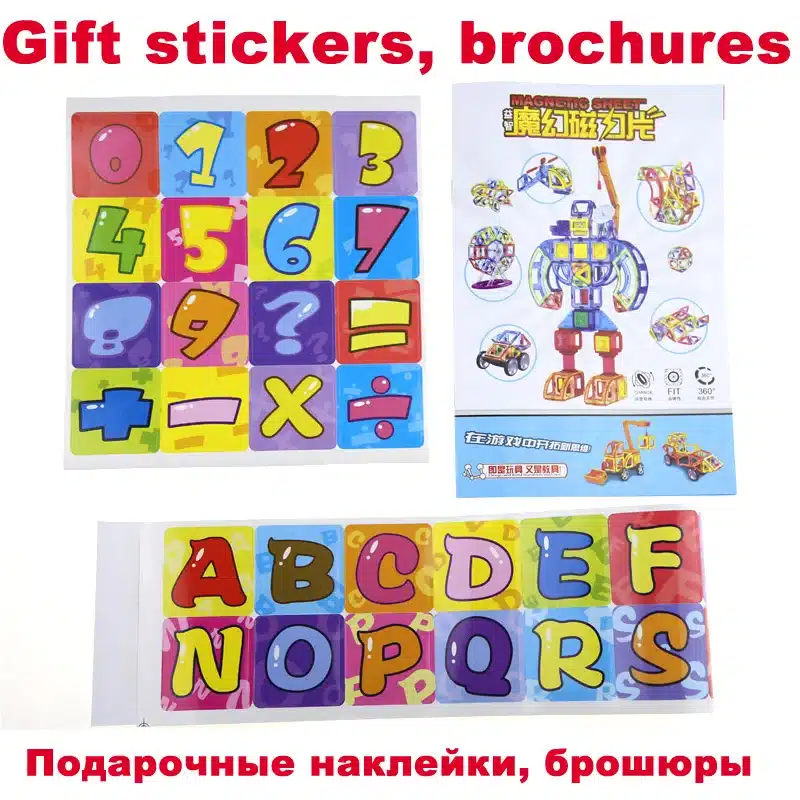 New 2017 70Pcs/Set Magnetic Designer Building Blocks Models Building Toy Plastic DIY Bricks Children Learning Educational Toys 29