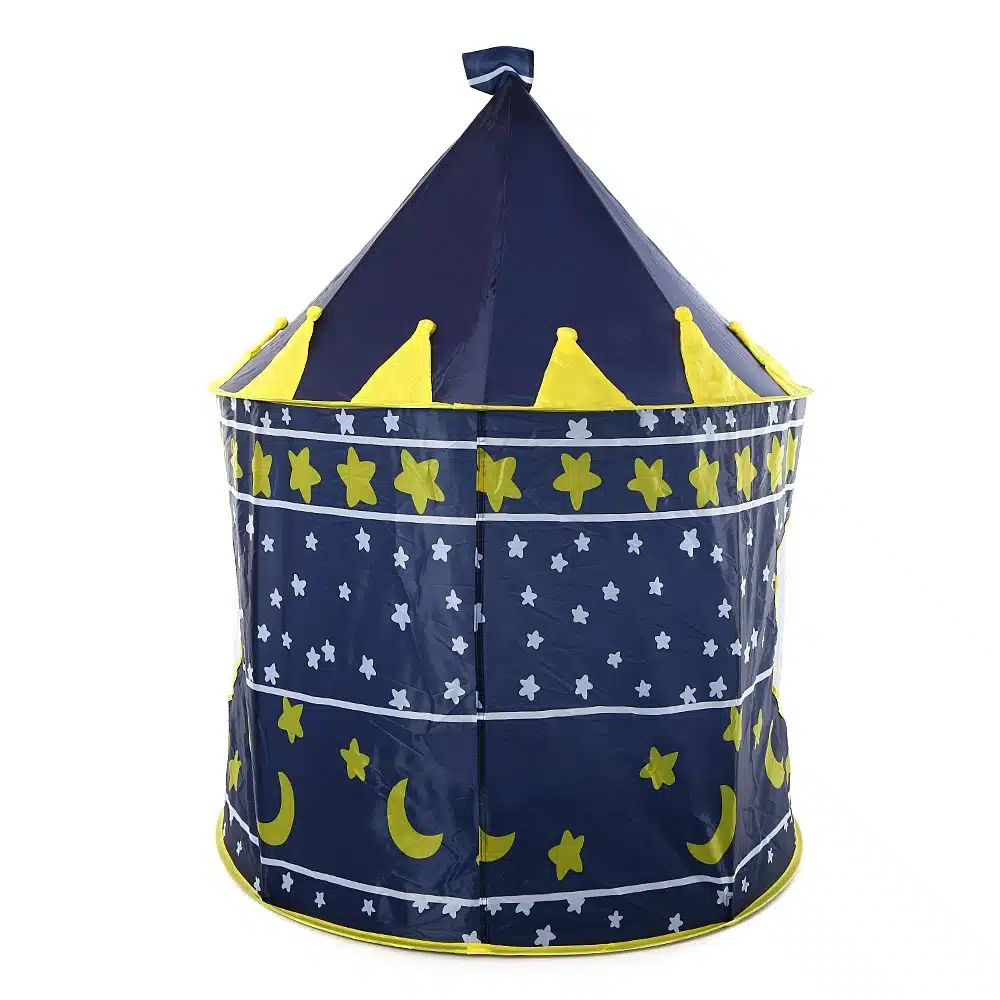 3 Colors Play Tent Portable Foldable Tipi Prince Folding Tent Children Boy Castle Cubby Play House Kids Gifts Outdoor Toy Tents 19