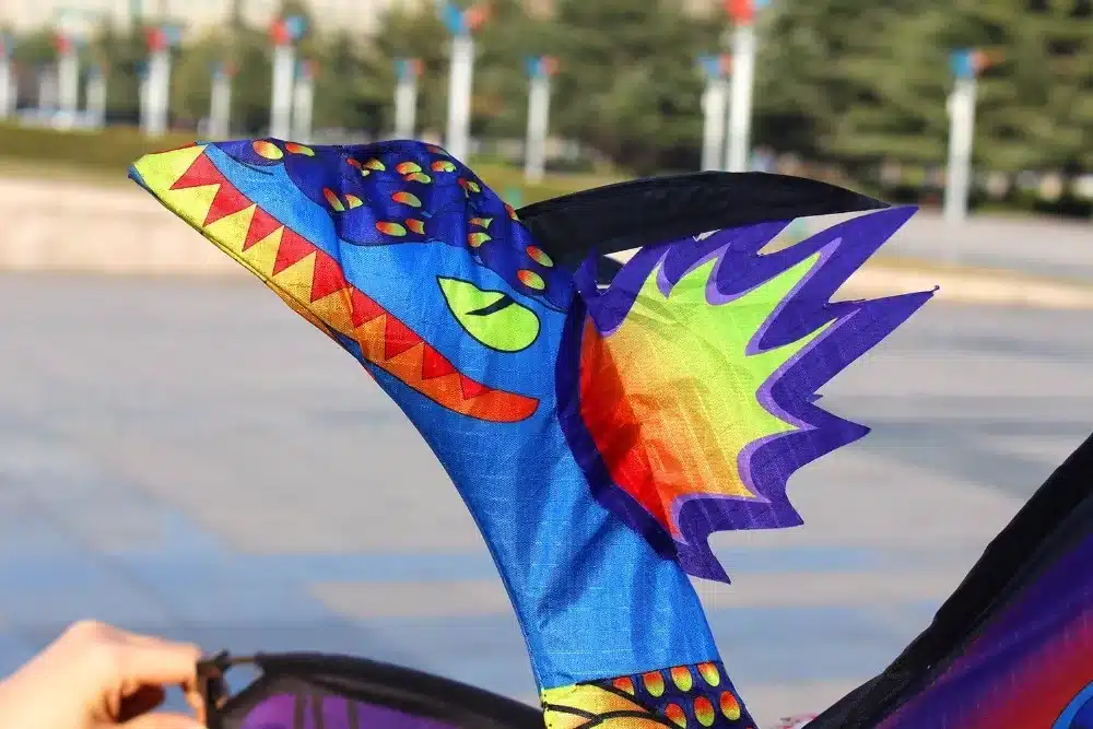 New High Quality Classical Dragon Kite 140cm x 120cm Single Line With Tail With Handle and Line Good Flying Kites From Hengda 9