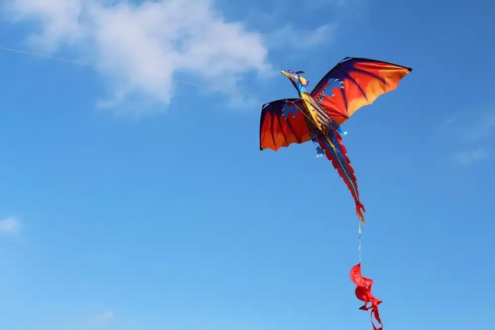 New High Quality Classical Dragon Kite 140cm x 120cm Single Line With Tail With Handle and Line Good Flying Kites From Hengda 13