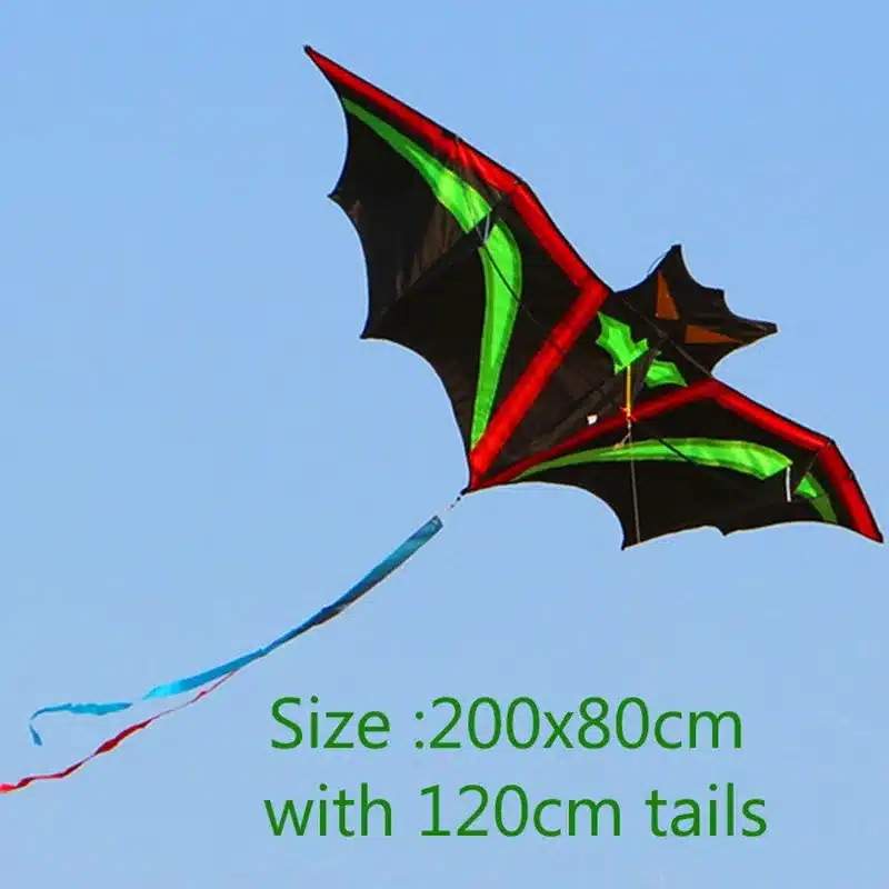 free shipping high quality bat kite with handle line outdoor flying toy nylon ripstops kids kite surf octopus kite factory new 6