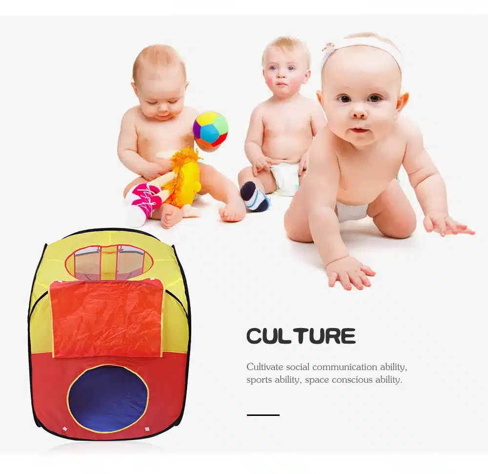 Safety Car Shape foldable tent for kids Plastic Toy Tents safety ball pit pool game Huge Tent for Children Indoor Play Yard 14