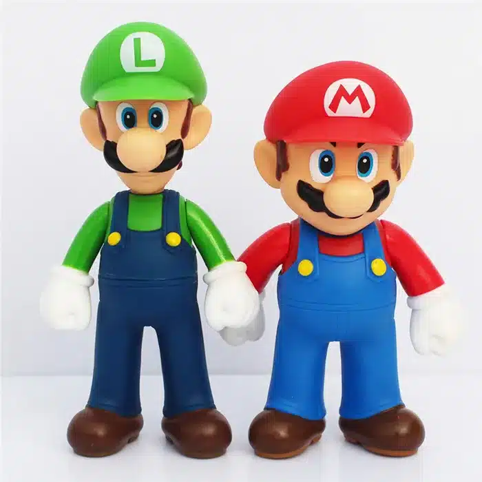 Super Mario 3pcs/set Bros Mario Yoshi Luigi PVC Action Figure Collectible Model Toy 11-12cm KT2652 2