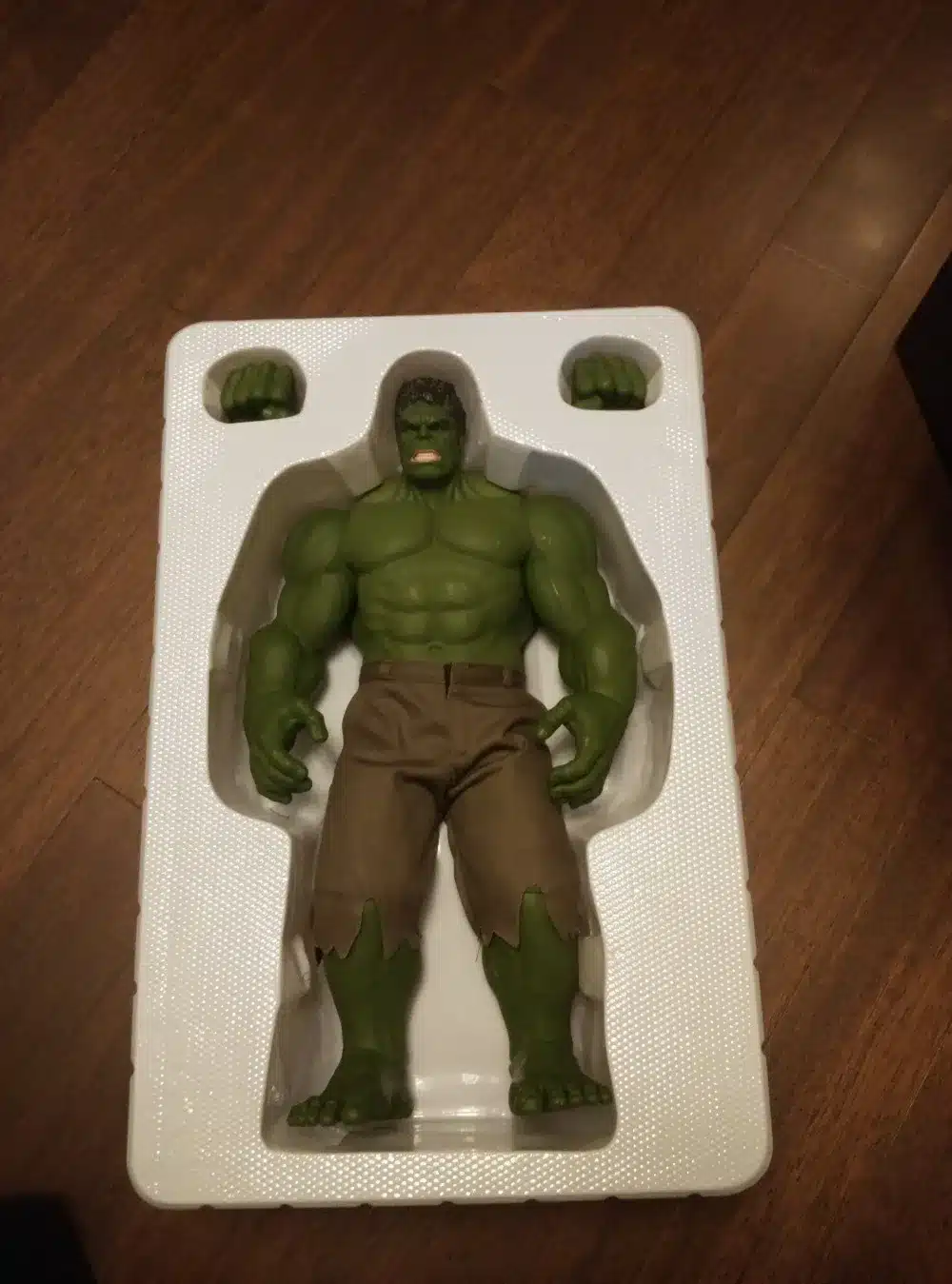 Hot Avengers Incredible Hulk Iron Man Hulk Buster Age Of Ultron Hulkbuster 42CM PVC Toys Action Figure Hulk Smash 16