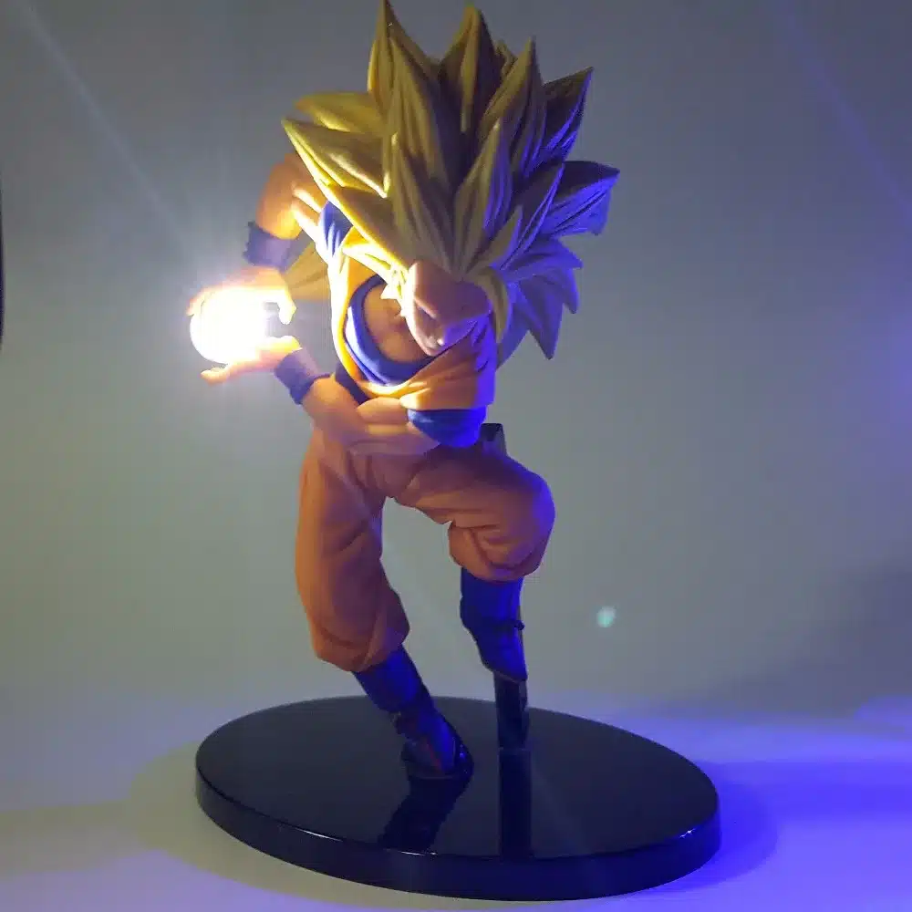 Dragon Ball Z Action Figures Son Goku Kamehameha Led Light 150mm Anime Dragon Ball Super Saiyan 11
