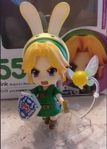 Hot ! NEW 10cm Legend of Zelda Link Majoras Mask FIGURE ONLY Limited-Edition action figure toy Christmas gift with Original box 2