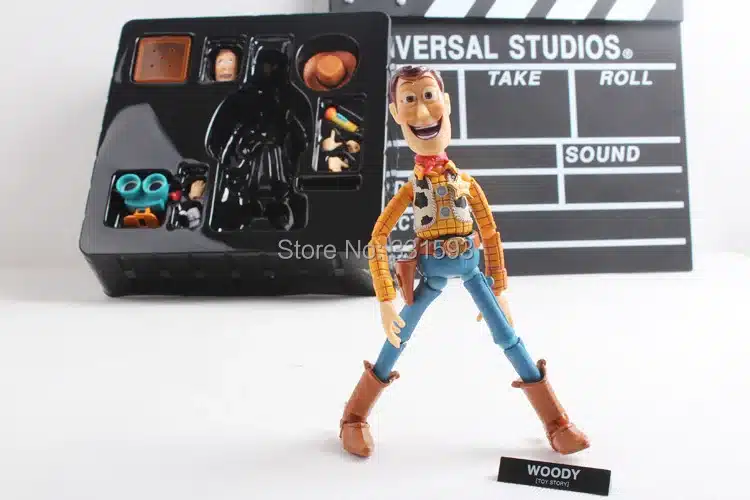 Cartoon Toy Story Woody Series NO. 010 Sci-Fi Revoltech Special PVC Action Figure Collectible Toy 1
