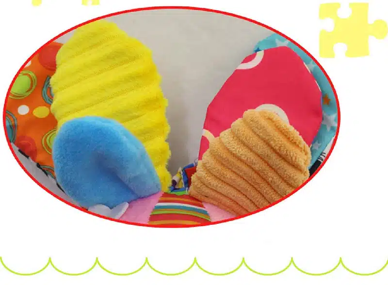 Happy Monkey baby bed bell neonatal baby toys with BB bell plush toy for baby bed hanging bell cartoon animal WJ459 6