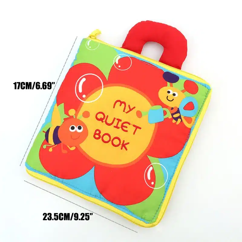 Soft Books Infant Early cognitive Development My Quiet Bookes baby goodnight educational Unfolding Cloth Books Activity Books 2