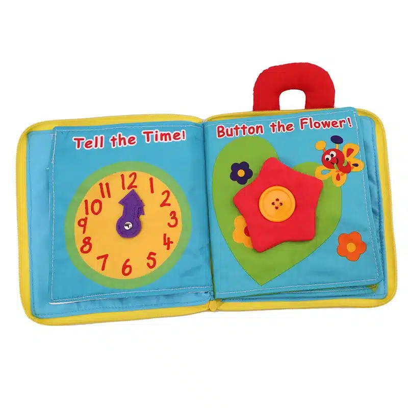 Soft Books Infant Early cognitive Development My Quiet Bookes baby goodnight educational Unfolding Cloth Books Activity Books 5