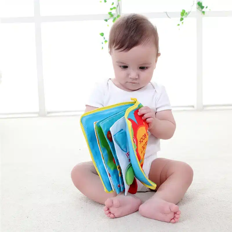 Soft Books Infant Early cognitive Development My Quiet Bookes baby goodnight educational Unfolding Cloth Books Activity Books 8