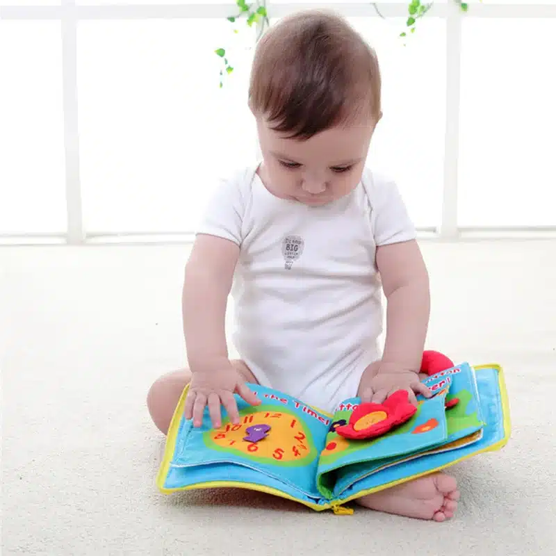 Soft Books Infant Early cognitive Development My Quiet Bookes baby goodnight educational Unfolding Cloth Books Activity Books 9