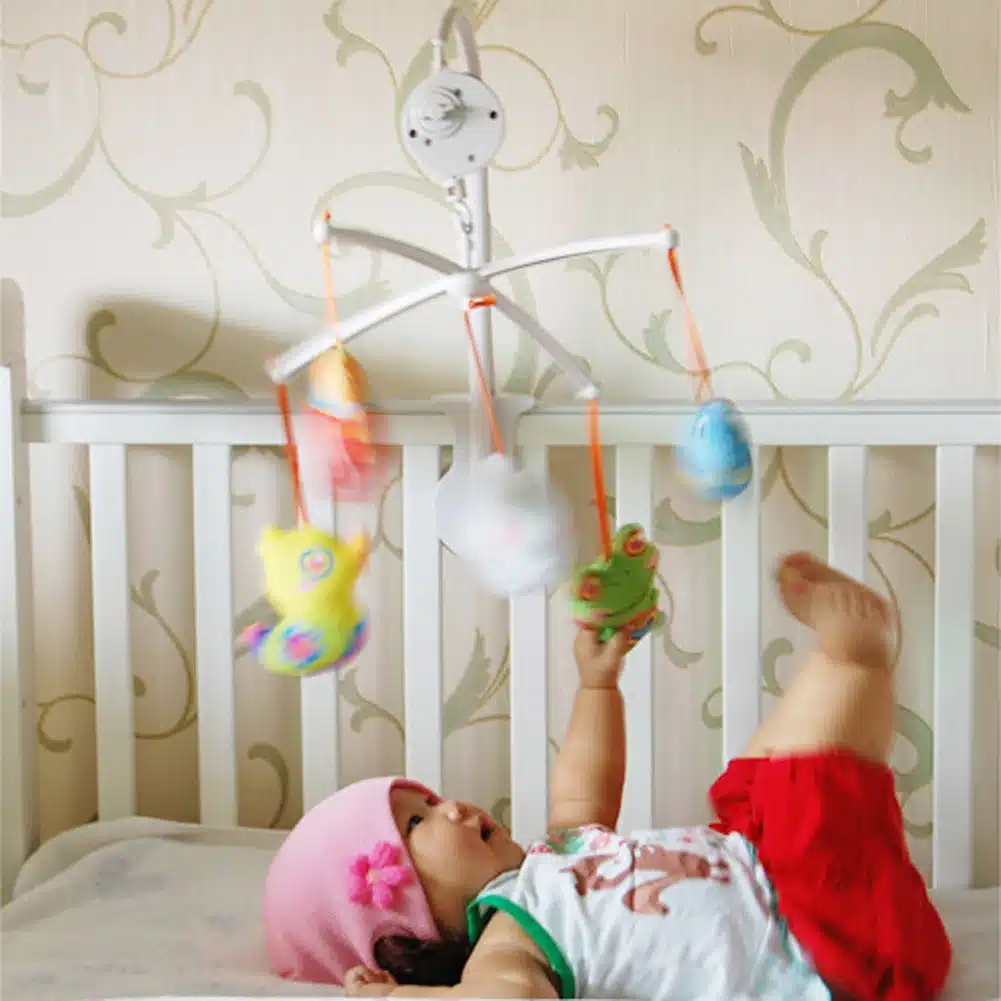 Baby Music Box 35 Song Rotary Baby Mobile Crib Bed Toy Clockwork Movement Music Box Newborn Bell Crib Baby Toys 13