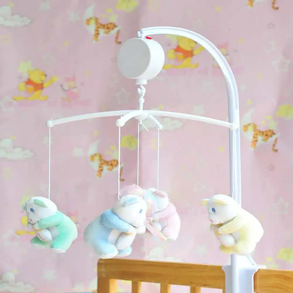 Baby Music Box 35 Song Rotary Baby Mobile Crib Bed Toy Clockwork Movement Music Box Newborn Bell Crib Baby Toys 14