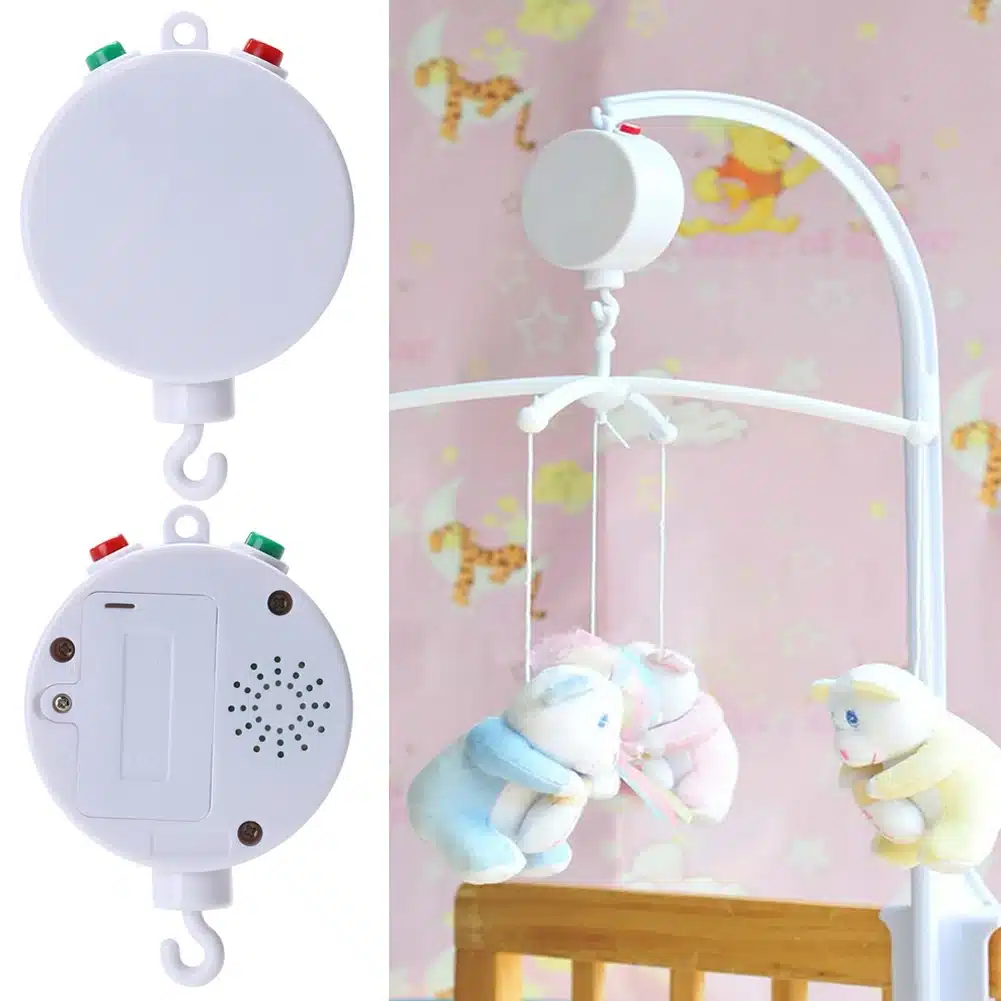 Baby Music Box 35 Song Rotary Baby Mobile Crib Bed Toy Clockwork Movement Music Box Newborn Bell Crib Baby Toys 25