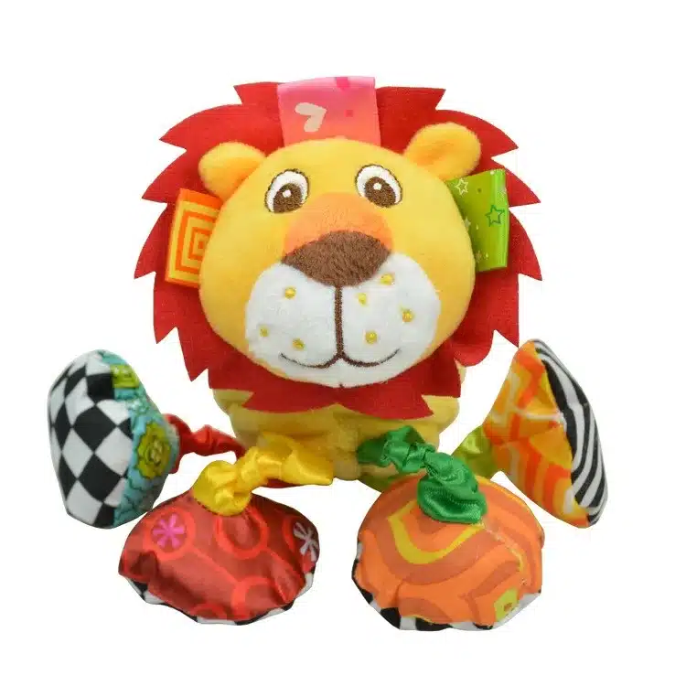 Baby Rattle Ring Bell Baby Toy Soft Plush Elephant Crib Bed Hanging Animal Teether Animal Infant Early Educational Doll WJ323 19