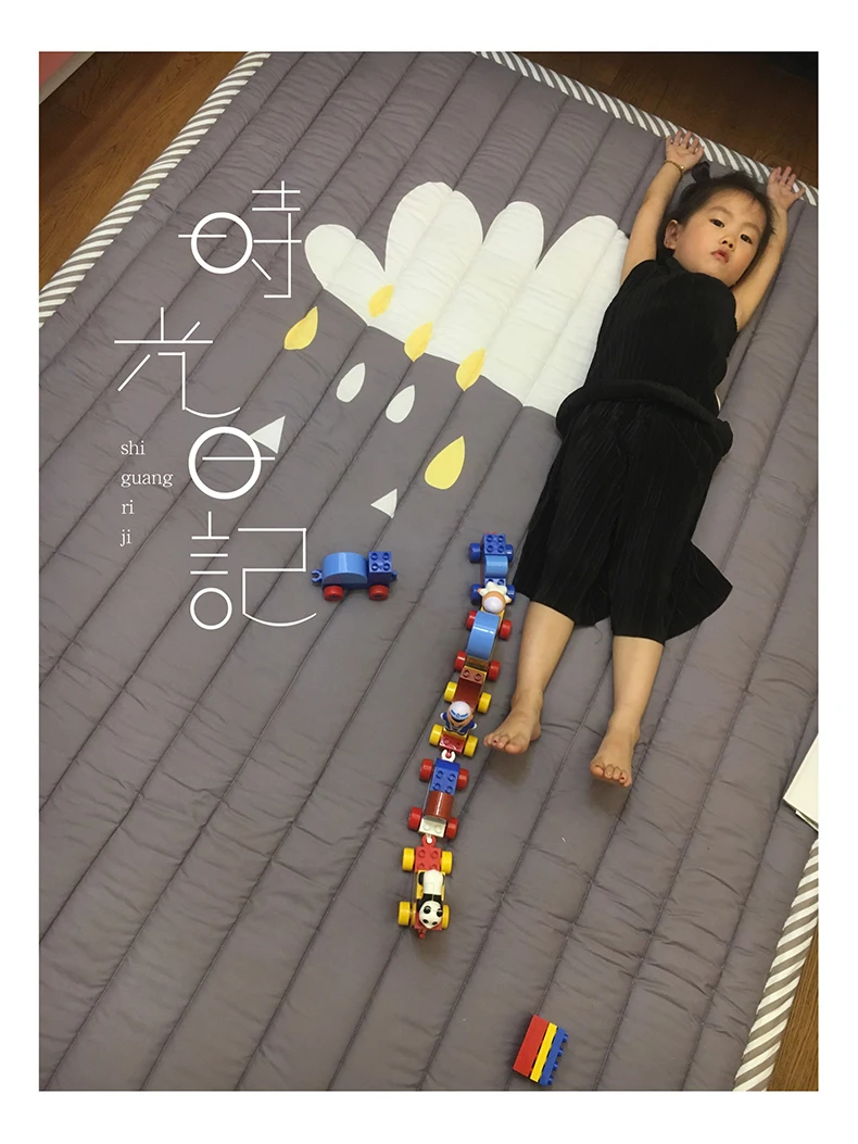 3CM Thickness Baby Play mat Children Carpet 140*200*3CM Machine Washable Rugs For Living Room Anti-skid Bedroom 55*77 Inch 17