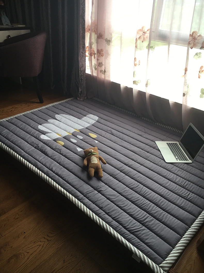 3CM Thickness Baby Play mat Children Carpet 140*200*3CM Machine Washable Rugs For Living Room Anti-skid Bedroom 55*77 Inch 18