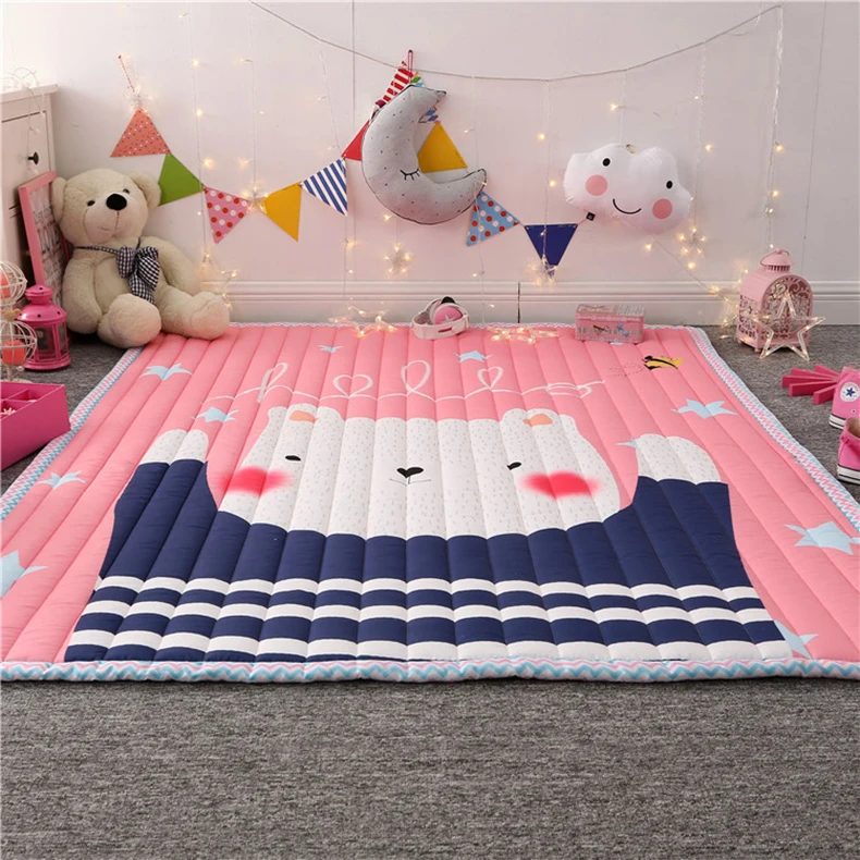 3CM Thickness Baby Play mat Children Carpet 140*200*3CM Machine Washable Rugs For Living Room Anti-skid Bedroom 55*77 Inch 19