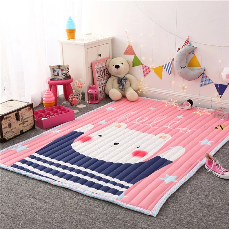 3CM Thickness Baby Play mat Children Carpet 140*200*3CM Machine Washable Rugs For Living Room Anti-skid Bedroom 55*77 Inch 20