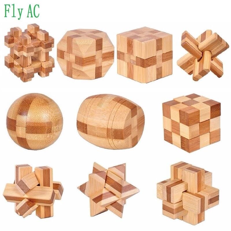 Puidust 3D pusled