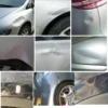 erinevad mõlgid hõbedasel autol