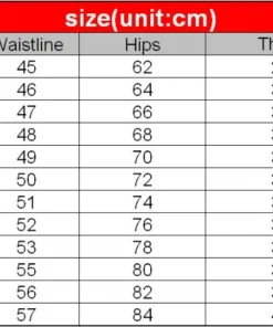 suuruste tabel poiste puuvillaste vabaajapükstele vanuses 3-14