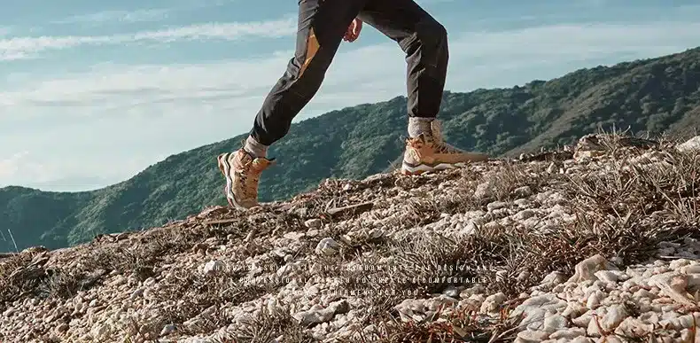RAX Men Women Mid-top Waterproof Leather Hiking Shoes Outdoor Trekking Boots Trail Camping Climbing Outventure Hunting Shoes 13