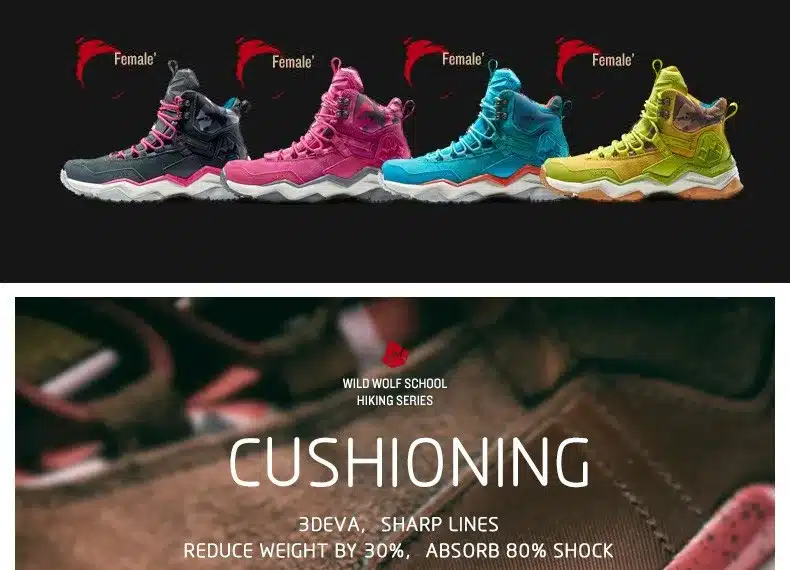 RAX Men Women Mid-top Waterproof Leather Hiking Shoes Outdoor Trekking Boots Trail Camping Climbing Outventure Hunting Shoes 16