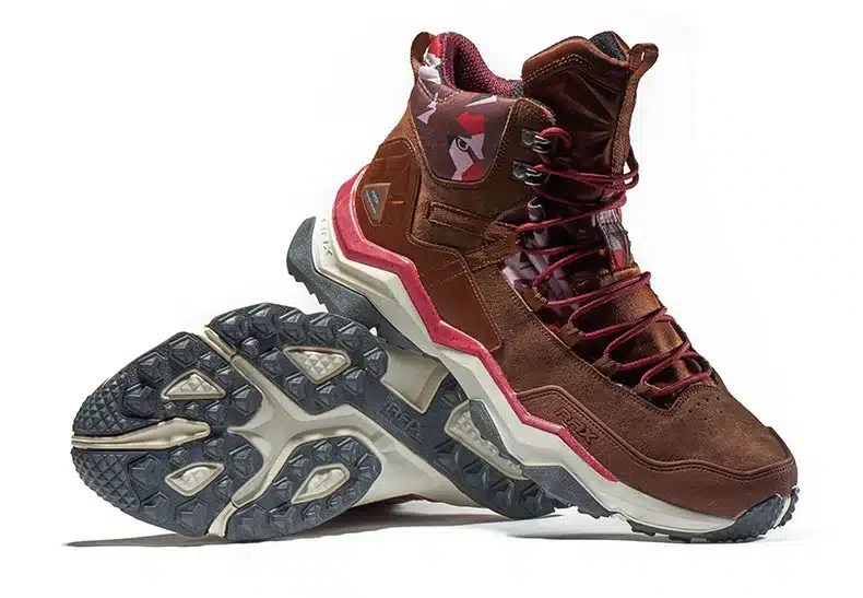 RAX Men Women Mid-top Waterproof Leather Hiking Shoes Outdoor Trekking Boots Trail Camping Climbing Outventure Hunting Shoes 37