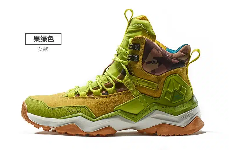 RAX Men Women Mid-top Waterproof Leather Hiking Shoes Outdoor Trekking Boots Trail Camping Climbing Outventure Hunting Shoes 48