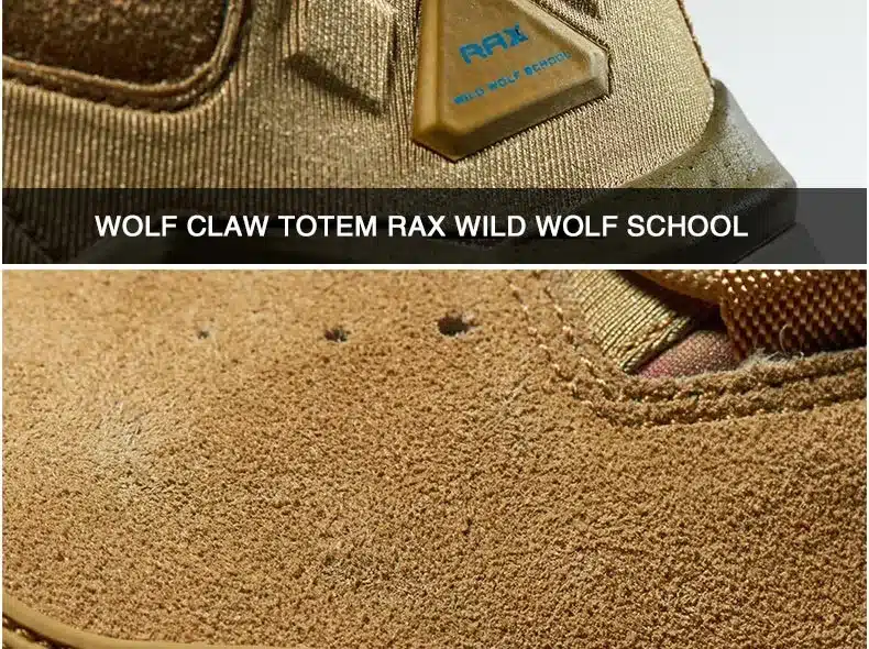 RAX Men Women Mid-top Waterproof Leather Hiking Shoes Outdoor Trekking Boots Trail Camping Climbing Outventure Hunting Shoes 53
