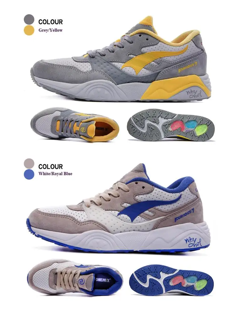 onemix Leather Running Shoes for Men Women 2016 Sneaker Breathable Lady Trainers Walking Outdoor Sport Shoes Brand Jogging 6