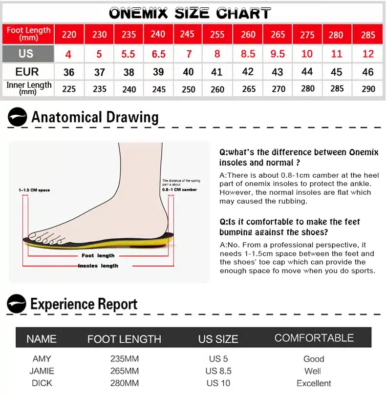 2017 New onemix Men Running Shoes Nice Run Athletic Trainers Zapatillas Sports Lightweight Shoe Cushion Outdoor Walking Sneake 9