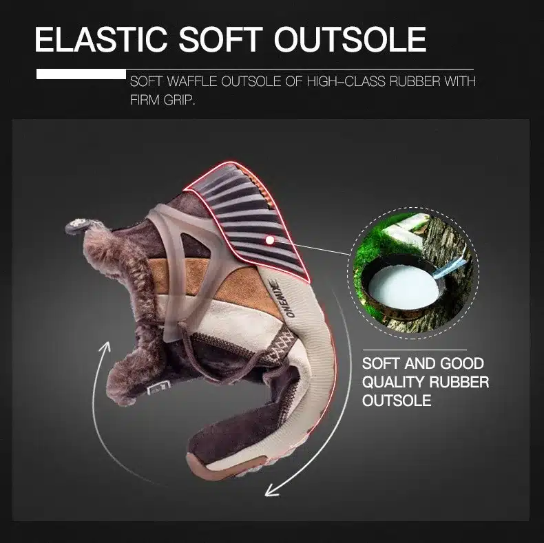 ONEMIX New Winter Men's Boots Warm Wool Sneakers Outdoor Unisex Athletic Sport Shoes Comfortable Running Shoes Sales 18