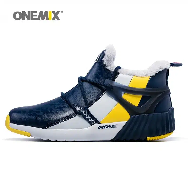 ONEMIX New Winter Men's Boots Warm Wool Sneakers Outdoor Unisex Athletic Sport Shoes Comfortable Running Shoes Sales 26